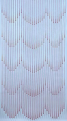 FlavorThings Iridescent Raindrops Beaded Curtain 34 Strands