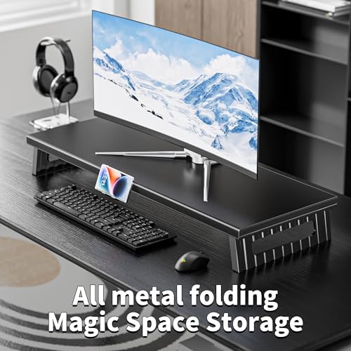 All-Metal Foldable Monitor Stand 80kg Heavy Duty