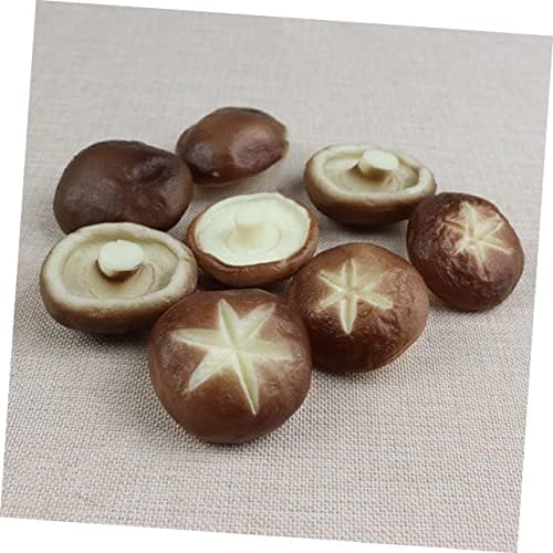 BESTYASH 6Pcs Bright Color Imitation Mushroom Photo Props