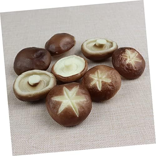 Happyyami 6Pcs Simulated Mushroom Models for Home Decor