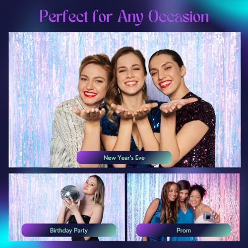33 X 8 Ft Foil Fringe Backdrop for Parties