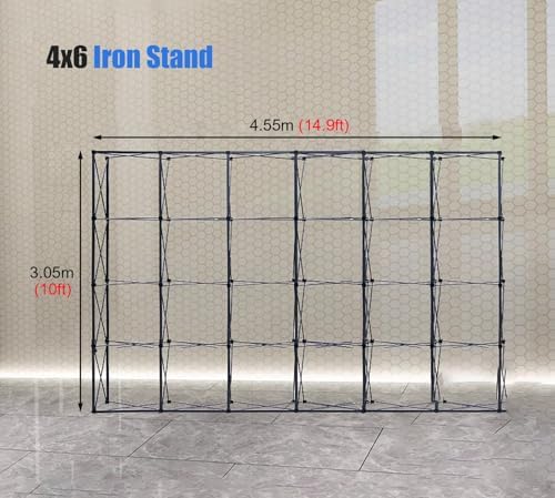 Portable Collapsible Pop Up Display Stand Frame