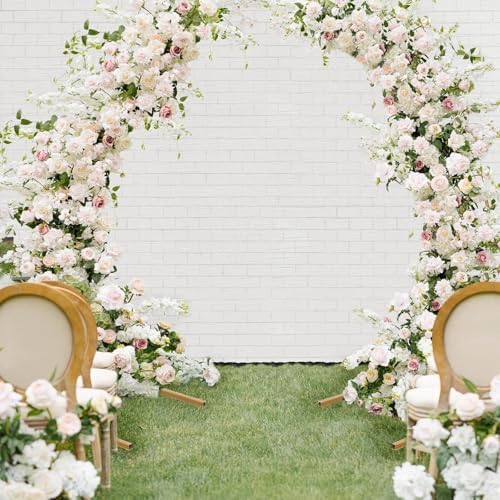 65ft Gold Metal Crescent Moon Wedding Arch Photography Backdrop Stand