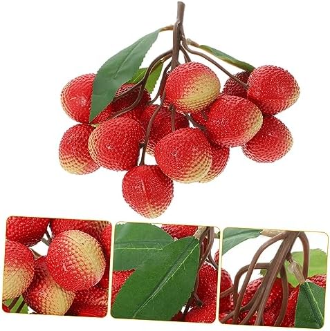 Wakauto Realistic Artificial Lychee Posing Prop