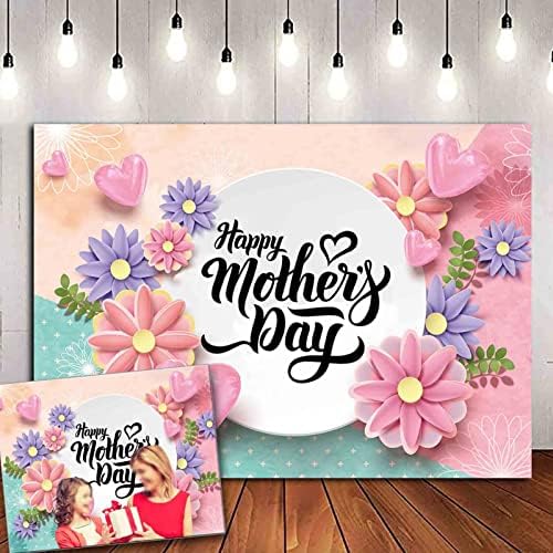 HQM 8x6FT Soft Polyester Floral Photo Background