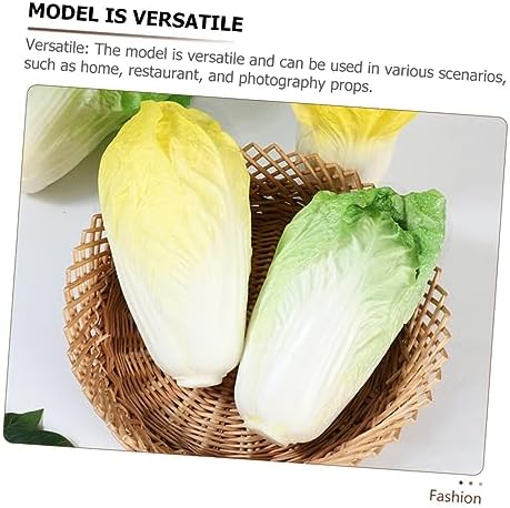 Zerodeko Realistic Chinese Cabbage Artificial Display Posing Prop