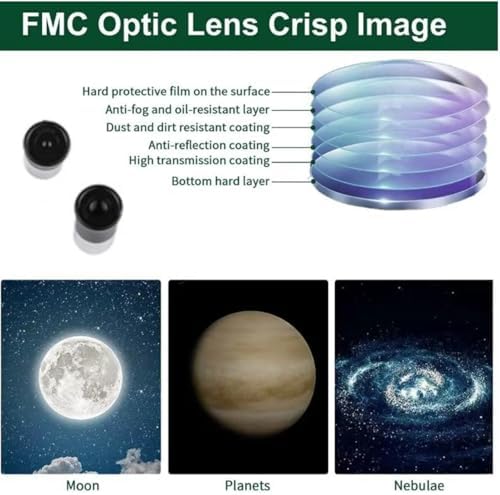 Hoorawwi 70mm Aperture Telescope for Kids and Adults