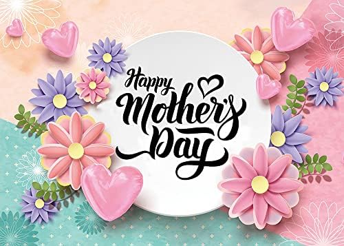 HQM 8x6FT Soft Polyester Floral Photo Background