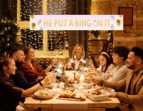Joyiou Rustic Wedding Engagement Banner 98x16ft