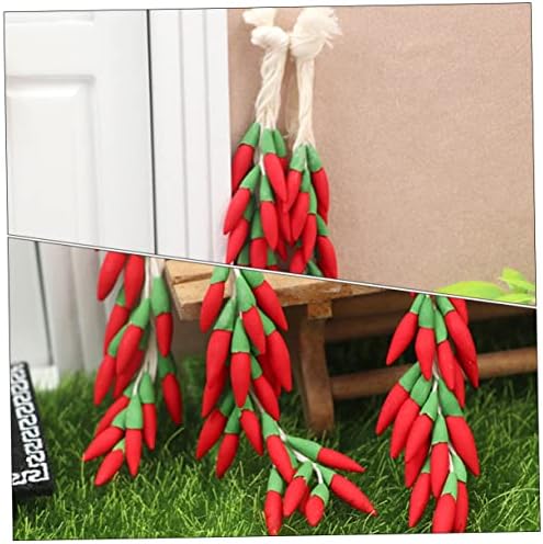 PRETYZOOM Realistic Chili Posing Props for Home and Photo Displays