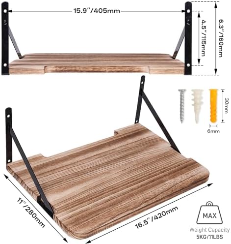 Projector Router Shelf - 162 x 11 Floating Mount Storage