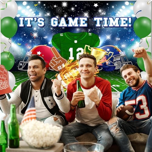 Avezano Football Party Decor Banner 708 x 433 Inch