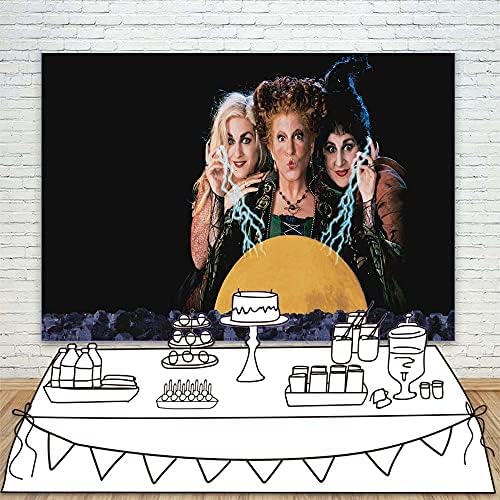 Colorwonder Hocus Pocus Halloween Backdrop 7x5ft