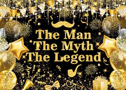 CenVen Man The Myth The Legend Banner Backdrop 6x4FT