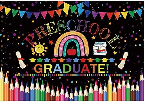 7x5ft Preschool Graduation Backdrop for Kindergarten Class of 2025