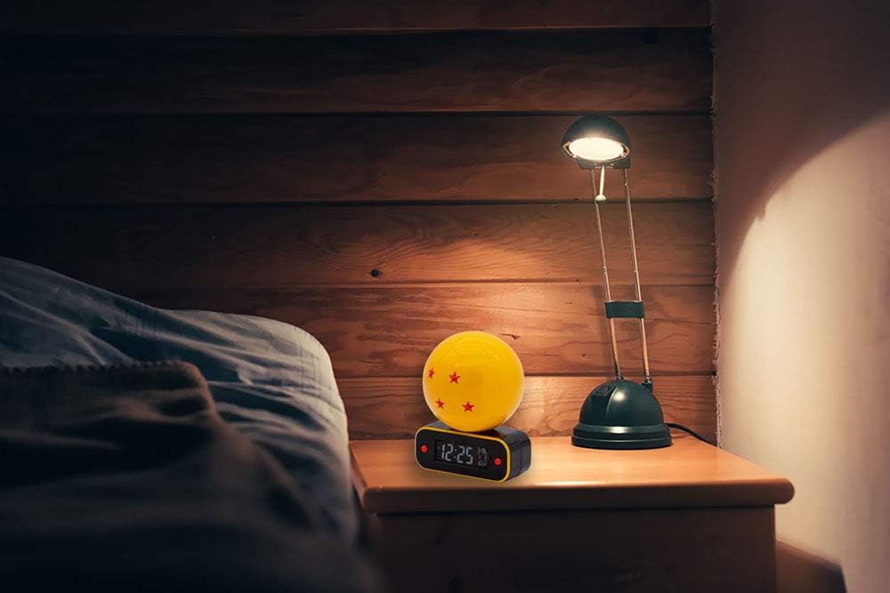 Dragon Ball Z Alarm Clock Speaker with 12-Hour Display