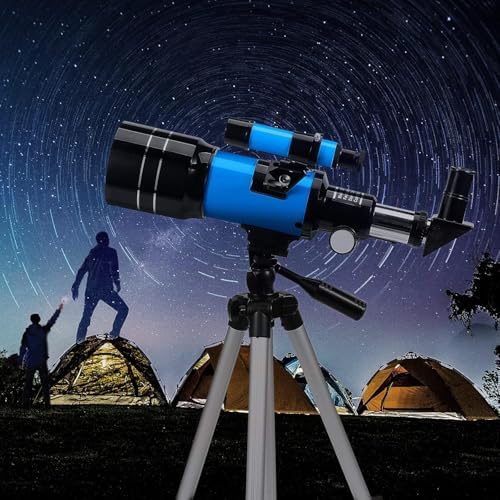 Alkinshue 70mm Aperture Refractor Telescope for Kids and Beginners