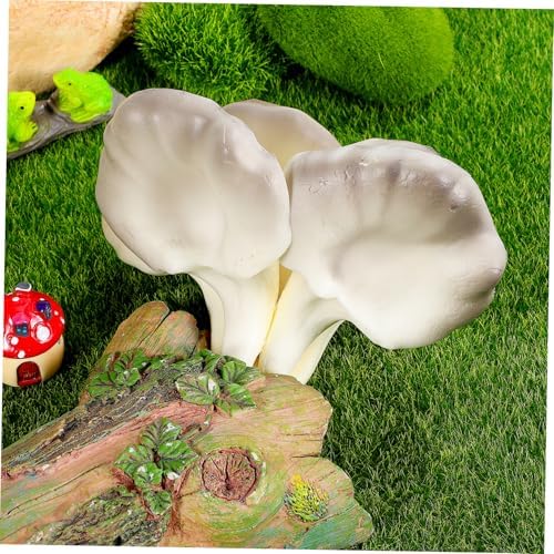 VALICLUD Realistic Mushroom Figurine Desktop Photo Prop
