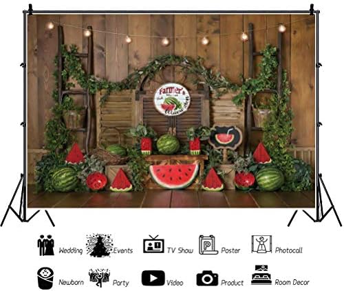 Yeele 7x5ft Summer Watermelon Party Backdrop