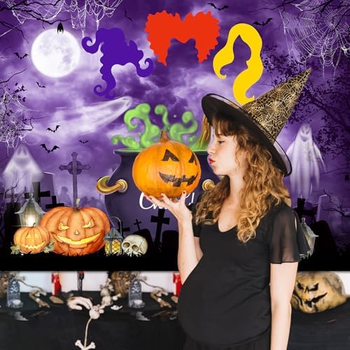 Mocsicka Halloween Baby Shower Backdrop 10x7ft