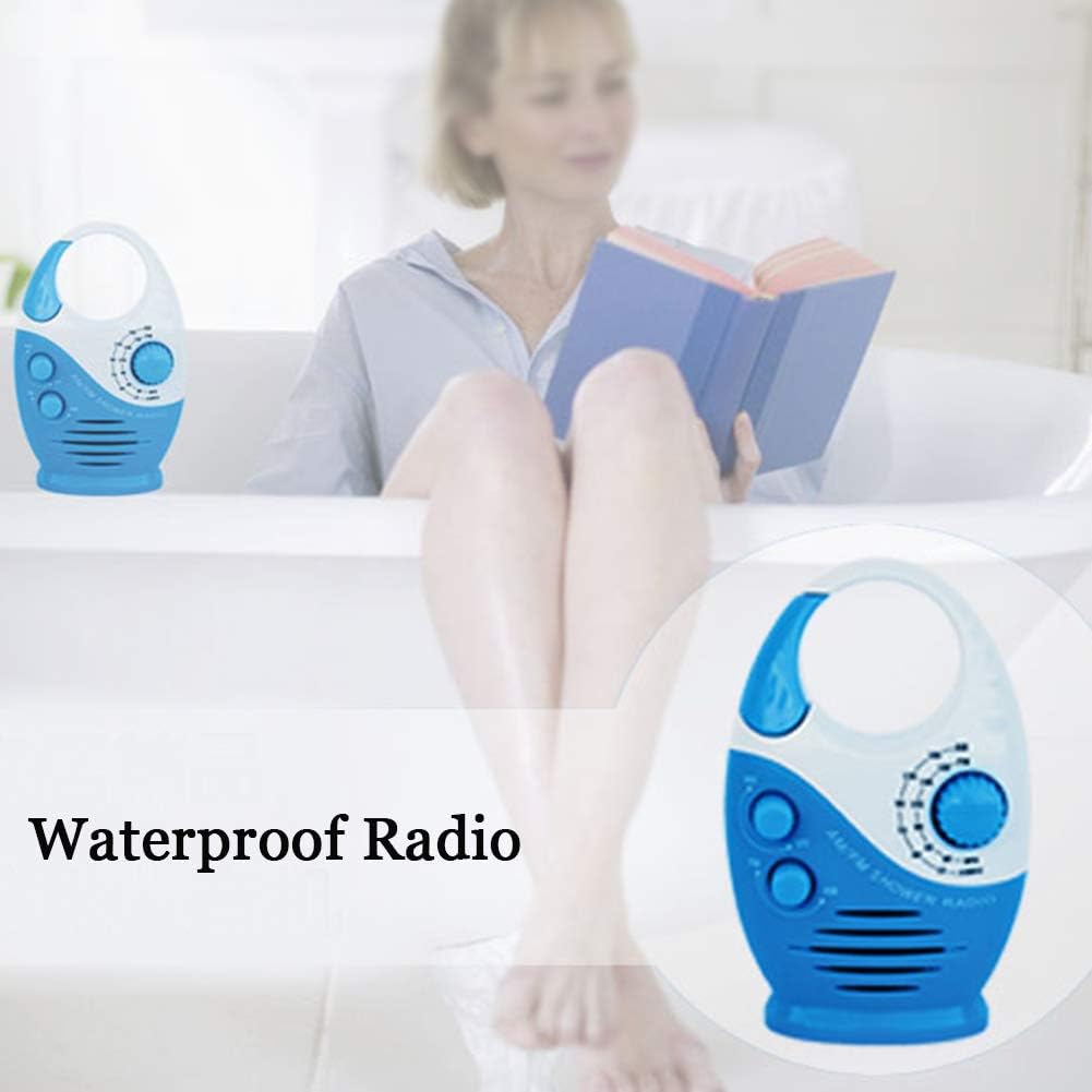 Saycker Shower Radio with AM FM and Top Handle