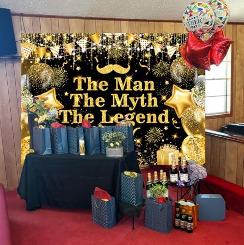CenVen Man The Myth The Legend Banner Backdrop 6x4FT