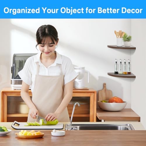 Corner Speaker Shelf for Small Speakers Set of 2