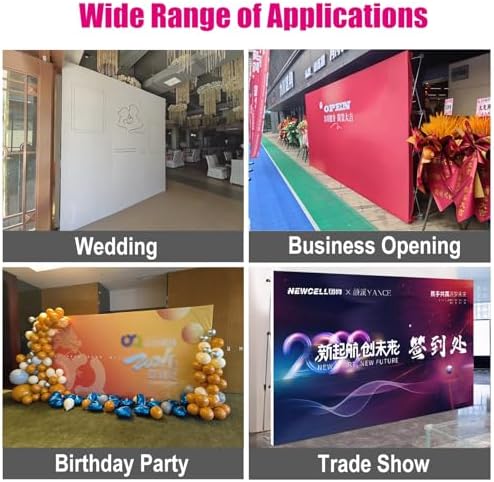 Portable Aluminum Booth Display Stand for Weddings and Events