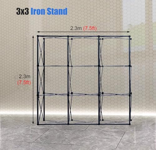 Collapsible Pop Up Display Frame Stand 23x23m