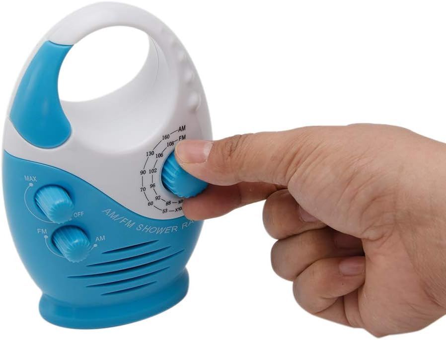 Saycker Shower Radio with AM FM and Top Handle