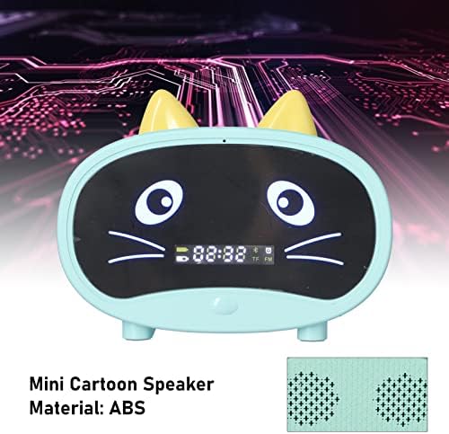 Cute Cat Ear Bluetooth Speaker with Dual Alarm