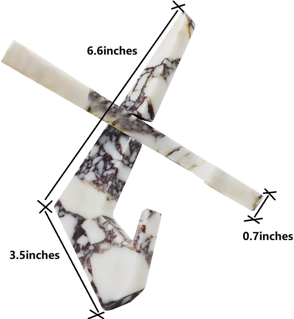 Natural Marble Stand for Phones Tablets and Decor