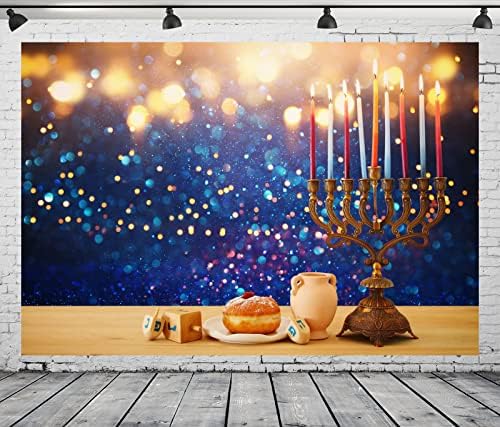 BELECO 9x6ft Hanukkah Photography Backdrop