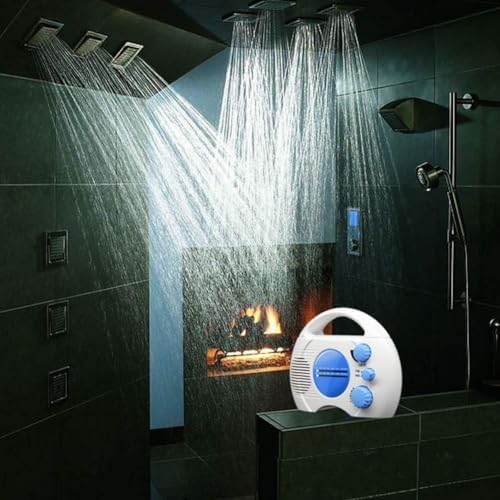 Portable Shower Radio with AMFM and Waterproof Design