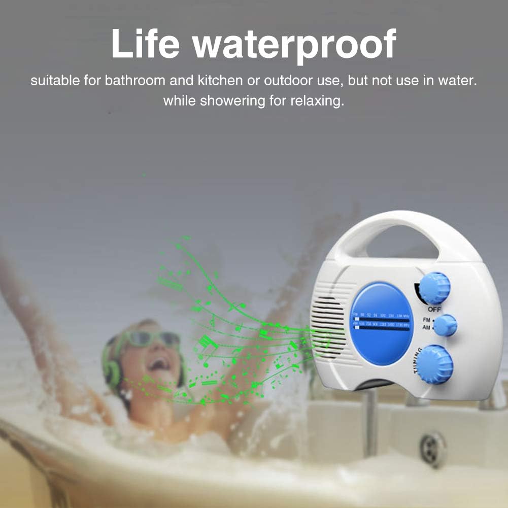 Waterproof Shower Radio SY-910 5 Level Portable AM FM