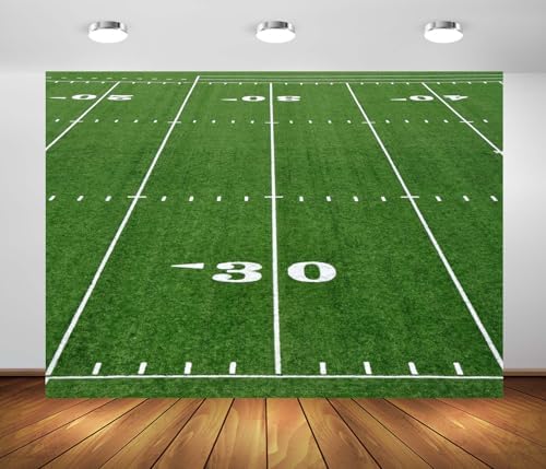 BELECO 7x5ft Fabric Football Field Backdrop