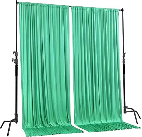 AK Trading Co 10x10 Ft IFR Polyester Backdrop Drapes for Events