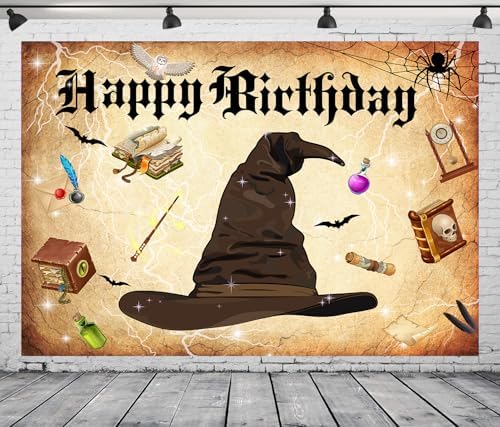 7x5FT Magic Wizard Halloween Background for Party Photos