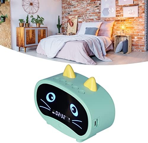 Cute Cat Ear Bluetooth Speaker with Dual Alarm