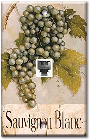 Art Plates One Port RJ11 Telephone Wall Plate