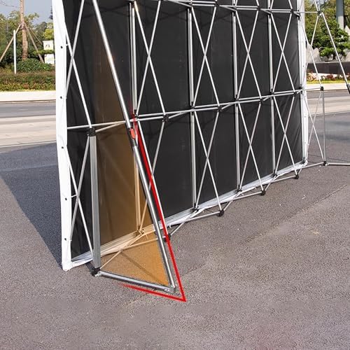 Portable Pop Up Display Stand with Tension Fabric Frame