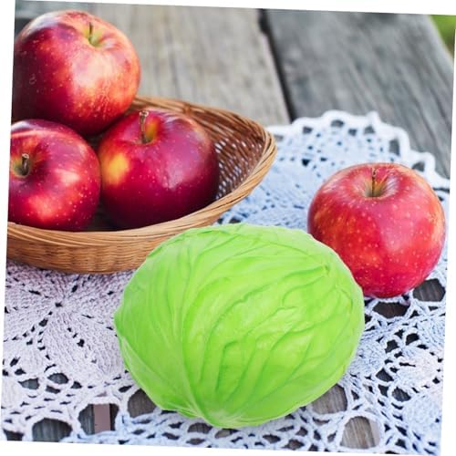 Wakauto Realistic Artificial Cabbage Photo Prop