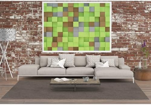 7X5FT 3D Cube Pattern Photo Backdrop for Events