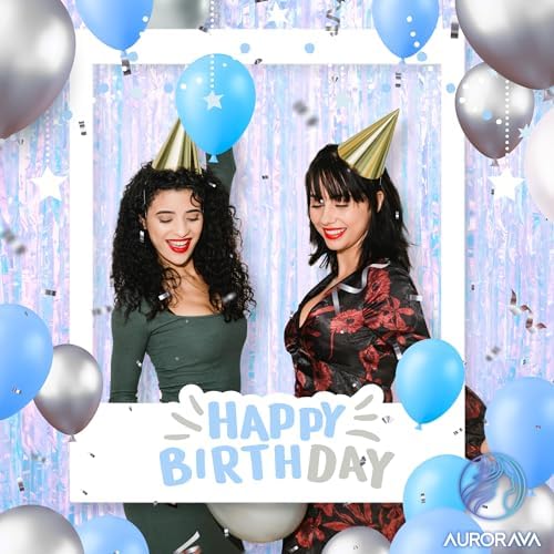 33 X 8 Ft Foil Fringe Backdrop for Parties