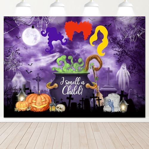 Mocsicka Halloween Baby Shower Backdrop 10x7ft