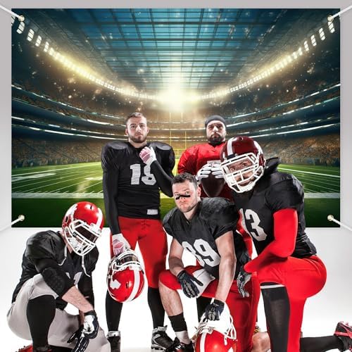 BECKTEN Football Field Photography Background 72x43in