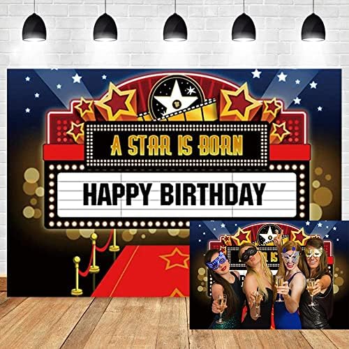 OERJU 10x8ft Red Carpet Photo Backdrop