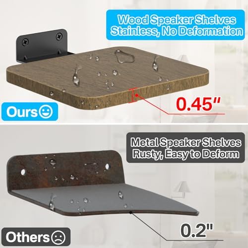Universal Rear Speaker Shelves for Samsung Roku Sony JBL Vizio LG