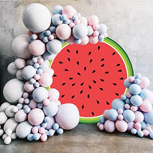 DORCEV 6ft Summer Watermelon Photo Backdrop Cover