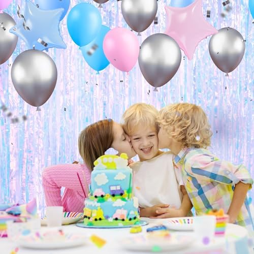 33 X 8 Ft Foil Fringe Backdrop for Parties